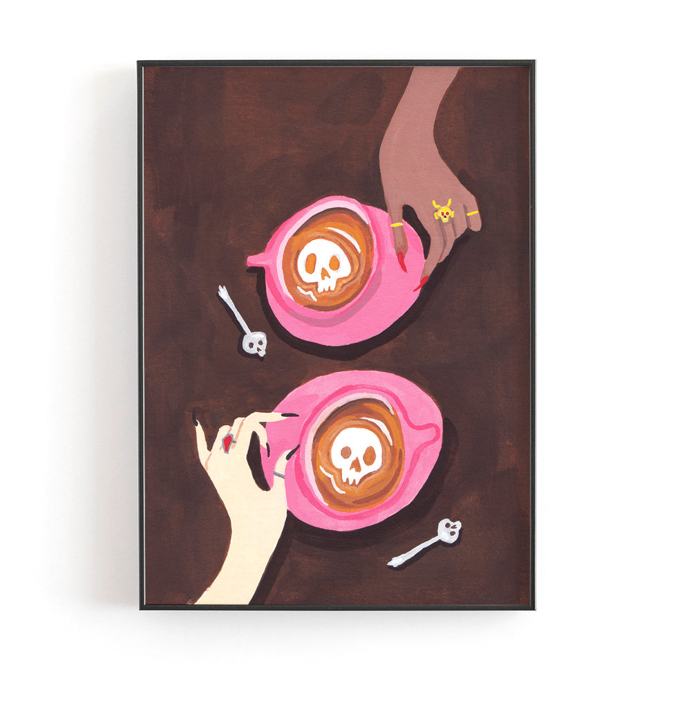 Coffee Witches Art Print